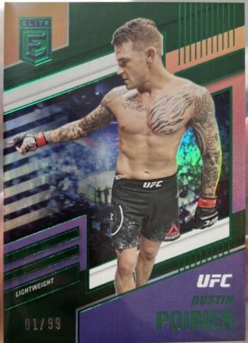 Dustin Poirier 2022 Panini Chronicles UFC Base Contenders Optic Season Ticket #353 Green