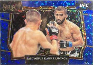 Saidyokub Kakhramonov 2023 Panini Select UFC Octagonside #217 Blue Disco