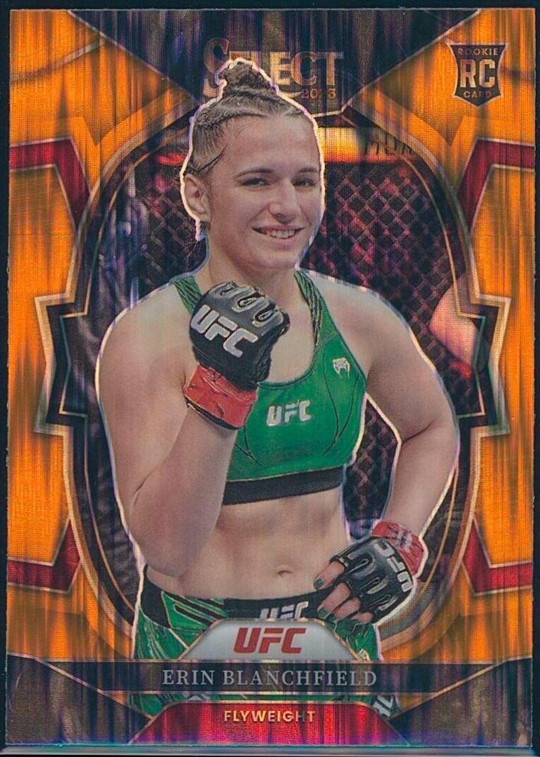 Erin Blanchfield 2023 Panini Select UFC Concourse #14 Orange Flash