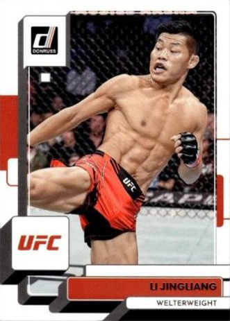 Li Jingliang 2023 Panini Donruss UFC Base #5 Black