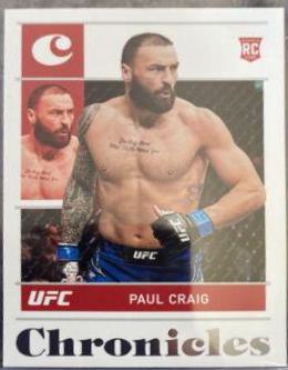 Paul Craig 2022 Panini Chronicles UFC Base Chronicles #96 Red