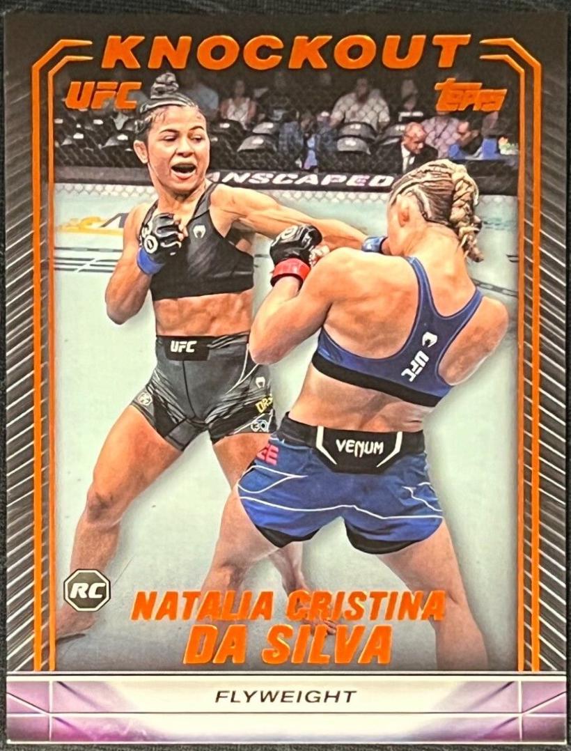 Natalia Silva 2024 Topps Knockout UFC Base #3 Orange