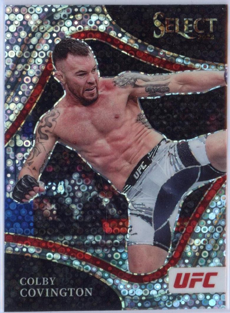 Colby Covington 2022 Panini Select UFC Octagonside #227 Disco