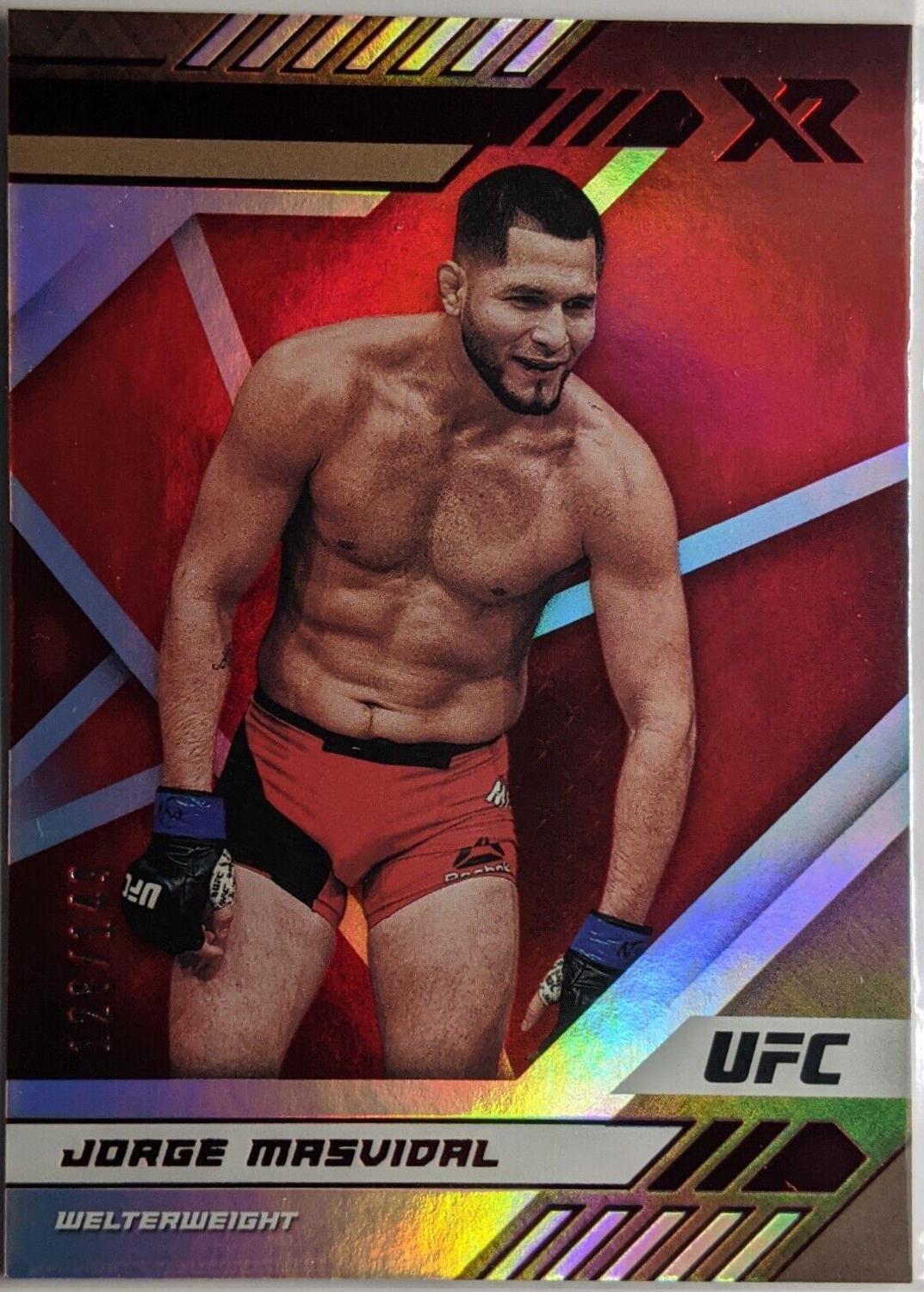 Jorge Masvidal 2021 Panini Chronicles UFC Base XR #196 Red