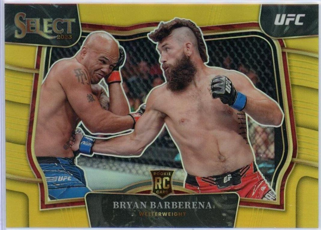 Bryan Barberena 2023 Panini Select UFC Octagonside #294 Gold