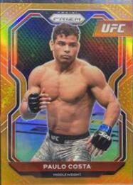 Paulo Costa 2021 Panini Prizm UFC Base #69 Orange