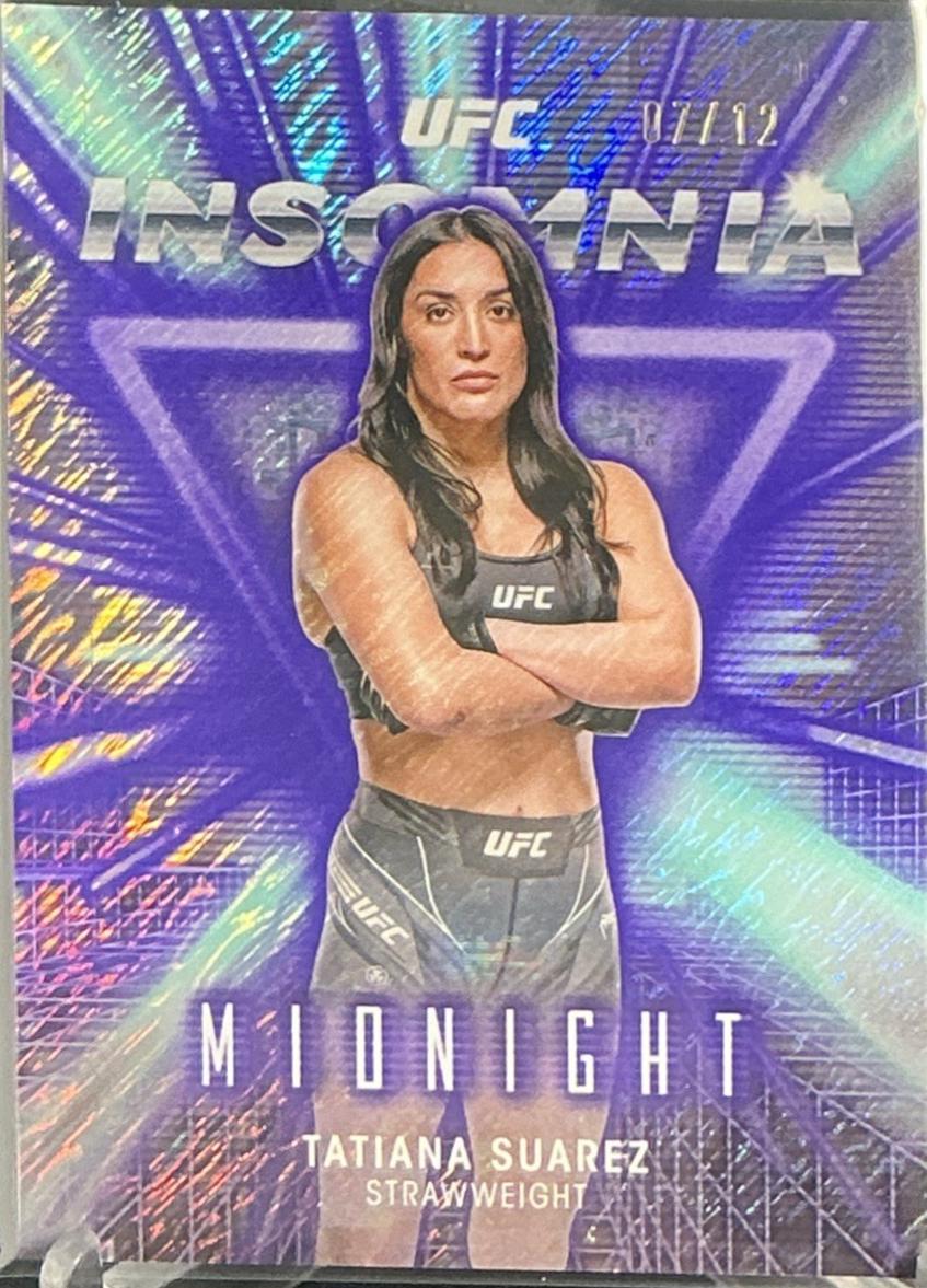 Tatiana Suarez 2025 Topps Midnight UFC Insomnia #IN-25 Midnight