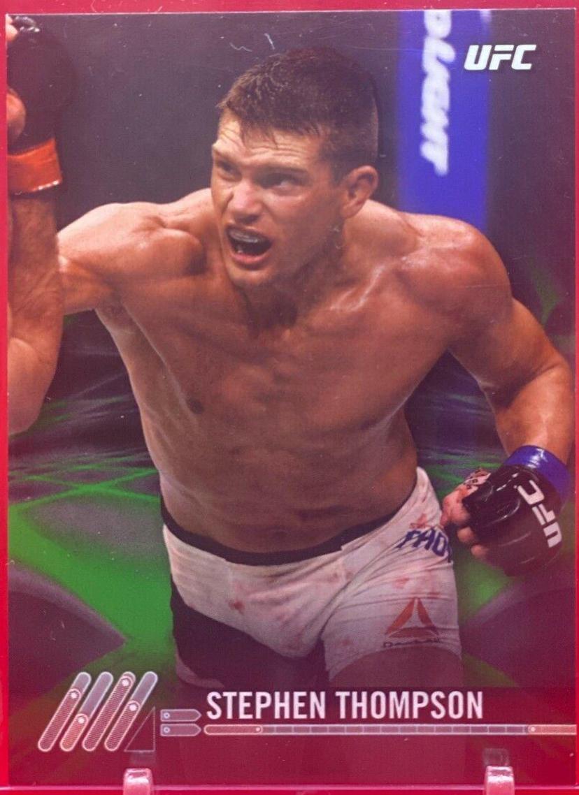 Stephen Thompson 2017 Topps UFC Knockout Base #30 Green