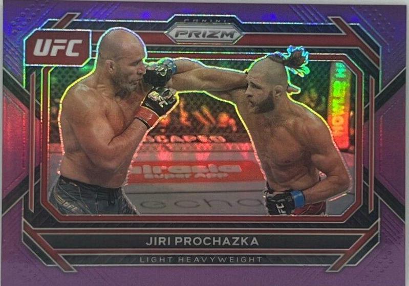 Jiri Prochazka 2023 Panini Prizm UFC Base #54 Purple