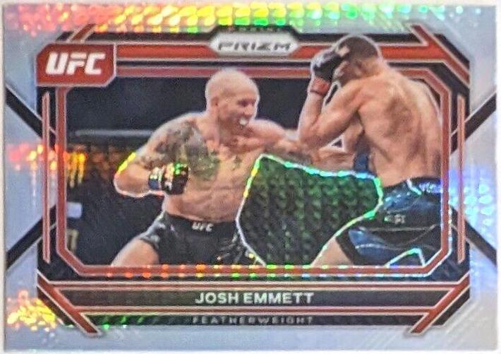 Josh Emmett 2023 Panini Prizm UFC Base #94 Hyper