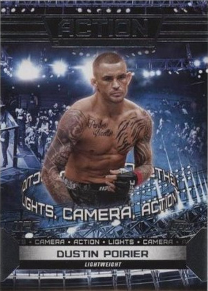 Dustin Poirier 2024 Topps Knockout UFC Action (Lights, Camera, Action) #ACT-16 Black