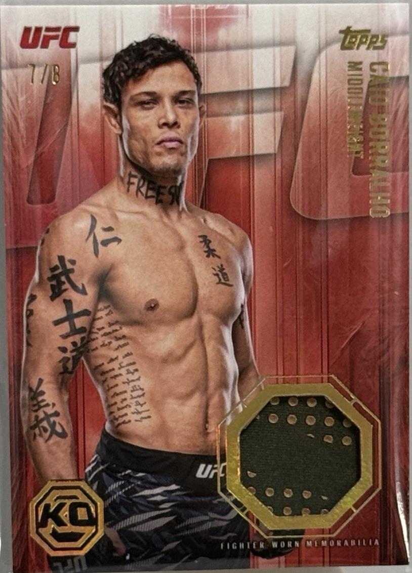 Caio Borralho 2026 Topps Knockout UFC Knockout Relics #KOR-BO Blue