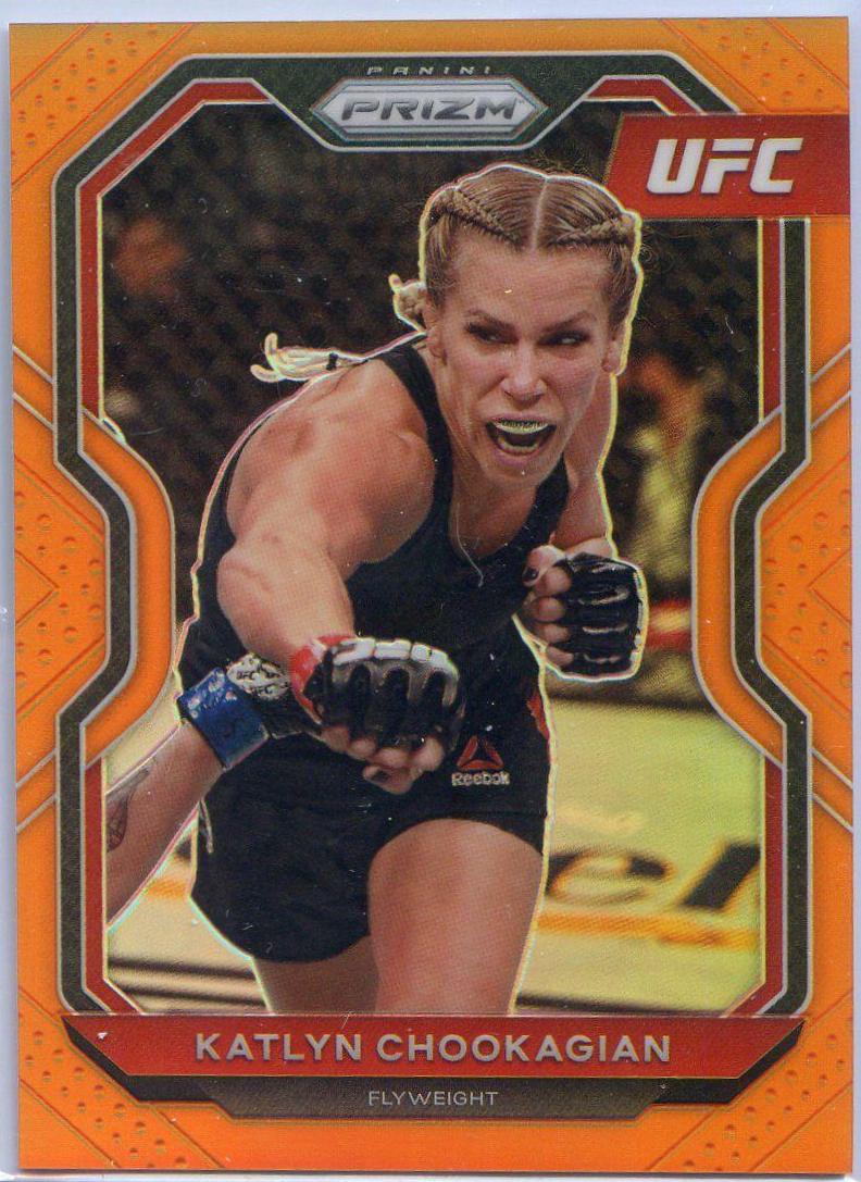 Katlyn Cerminara 2021 Panini Prizm UFC Base #75 Orange