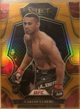 Carlos Ulberg 2023 Panini Select UFC Premier Level #150 Orange