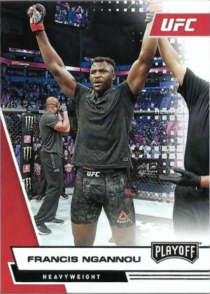 Francis Ngannou 2021 Panini Chronicles UFC Base Playoff #67 Platinum