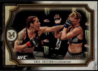 Cris Justino 2018 Topps UFC Museum Collection Base #7 Copper