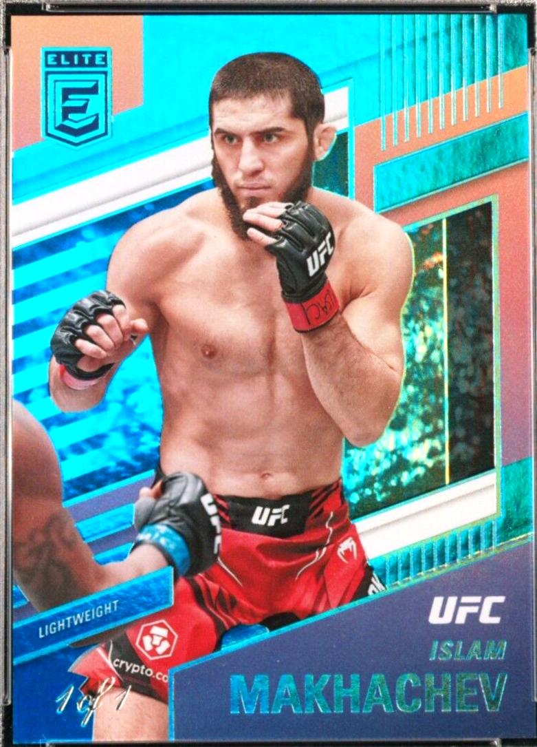 Islam Makhachev 2022 Panini Chronicles UFC Base Elite #259 Platinum