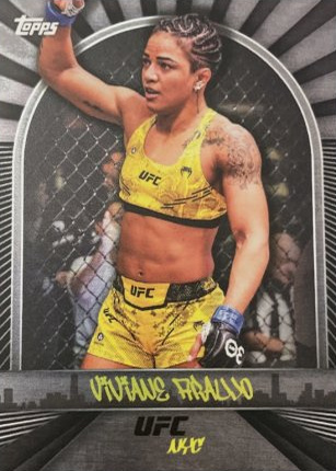Viviane Araujo 2024 Topps UFC NYC Base #9 Pink