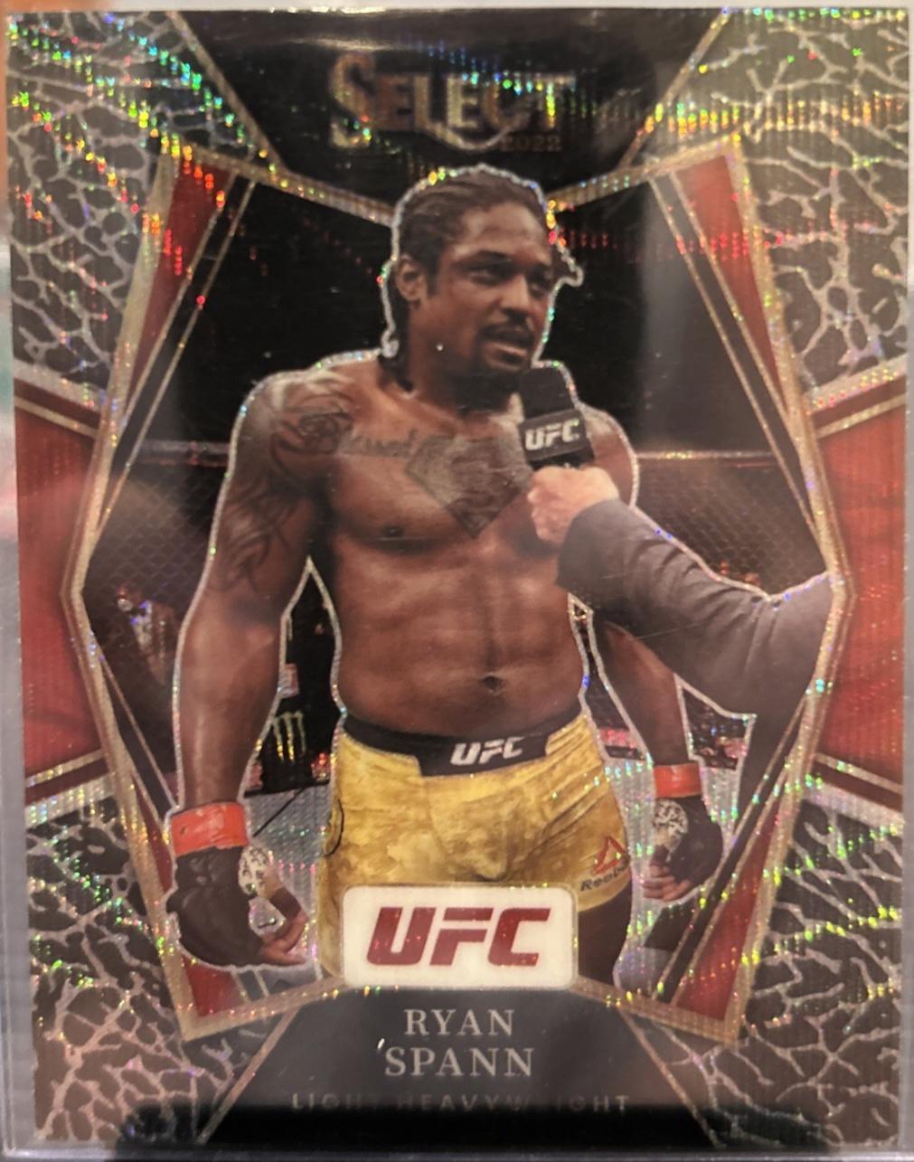 Ryan Spann 2022 Panini Select UFC Premier Level #174 Elephant