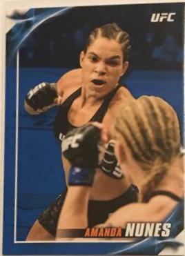 Amanda Nunes 2019 Topps UFC Knockout Base #64 Blue