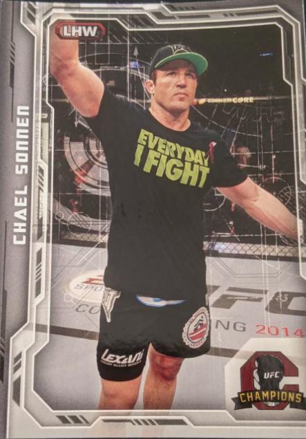 Chael Sonnen 2014 Topps UFC Champions Base #48 Silver