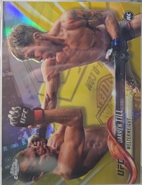 Darren Till 2018 Topps Chrome UFC Base #57 Gold