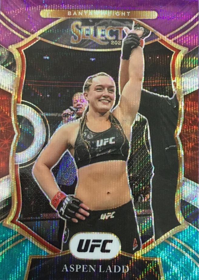 Aspen Ladd 2021 Panini Select UFC Concourse #86 Tri Color