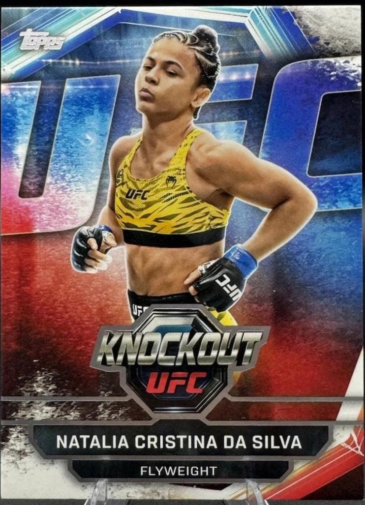 Natalia Silva 2026 Topps Knockout UFC Base #23 Teal