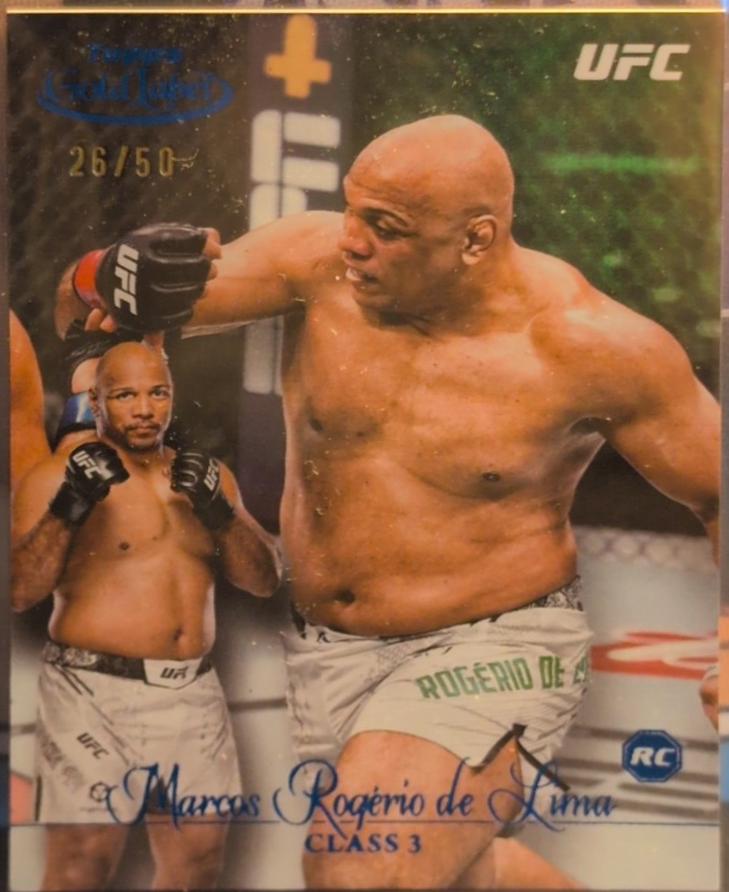 Marcos Rogério De Lima 2024 Topps Gold Label UFC Base Class III #78 Blue