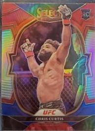 Chris Curtis 2023 Panini Select UFC Concourse #90 Silver