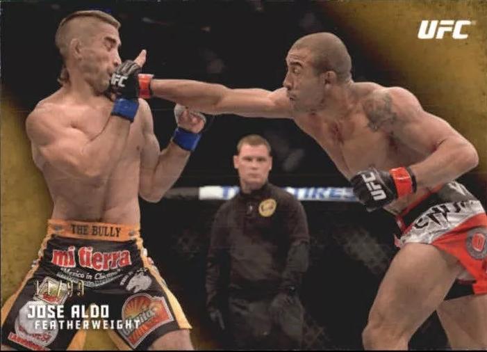 José Aldo 2015 Topps UFC Knockout Base #77 Gold