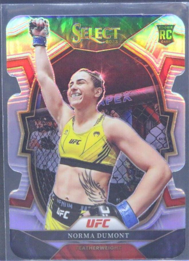 Norma Dumont 2023 Panini Select UFC Mezzanine #378 Silver Die Cut