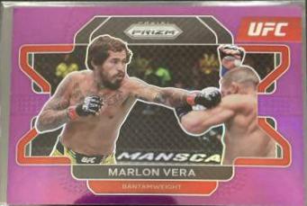 Marlon Vera 2022 Panini Prizm UFC Base #56 Purple