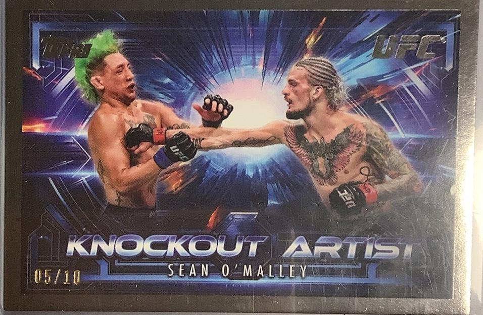 Sean O'Malley 2025 Topps Knockout UFC Knockout Artists #KA-17 Black