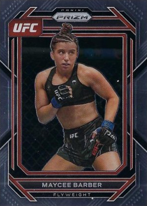 Maycee Barber 2023 Panini Prizm UFC Base #162 Gold Shimmer