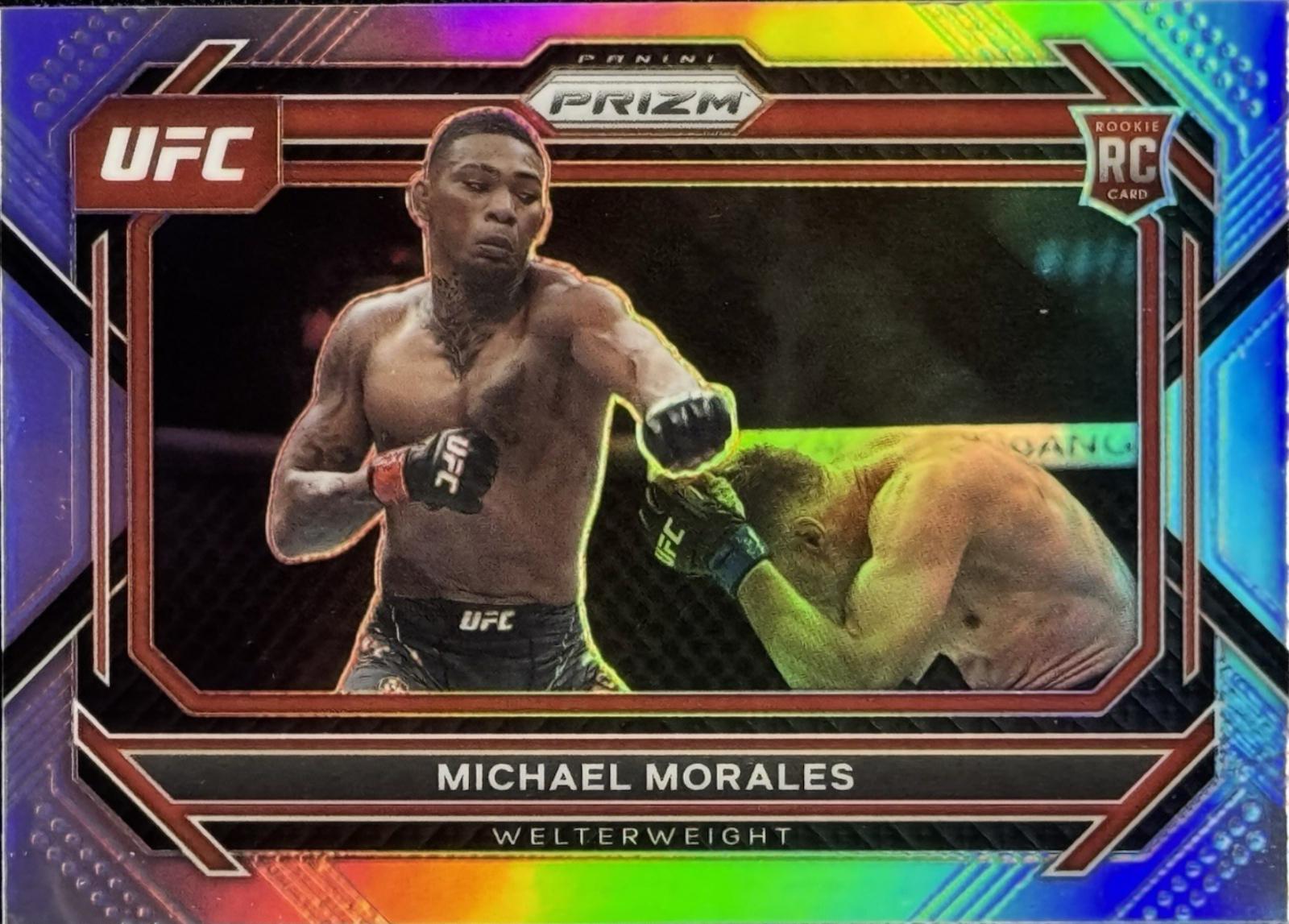 Michael Morales 2023 Panini Prizm UFC Base #97 Silver