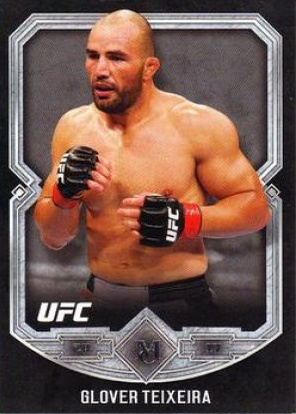 Glover Teixeira 2017 Topps Museum Collection UFC Base #46 Gold