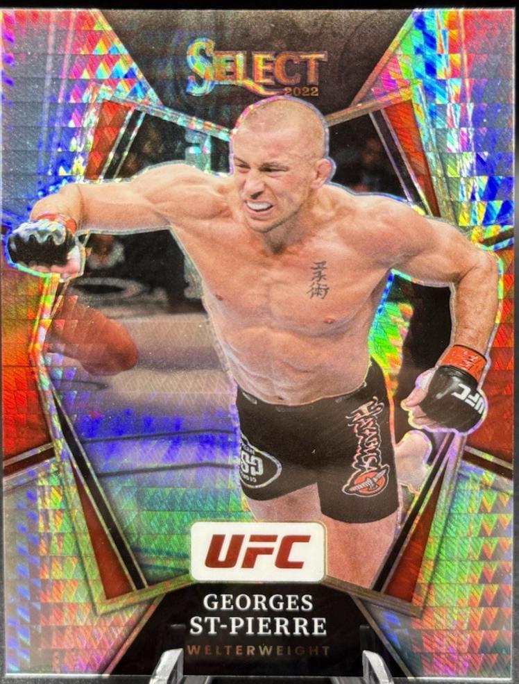 Georges St-Pierre 2022 Panini Select UFC Premier Level #108 Lucky Envelopes