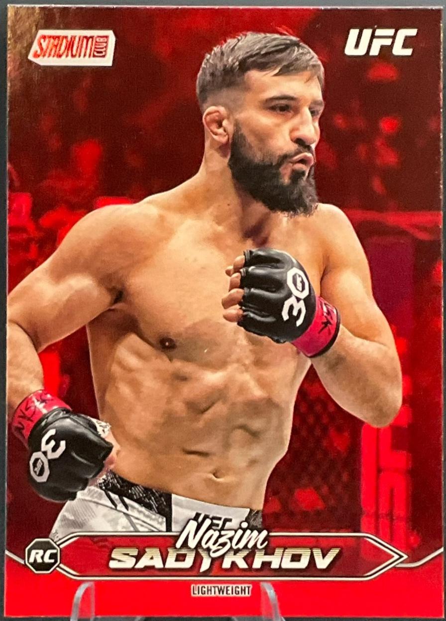 Nazim Sadykhov 2025 Topps Stadium Club UFC Base #40 Red