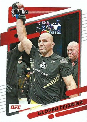 Glover Teixeira 2022 Panini Donruss UFC Base #89 Holo Black Laser