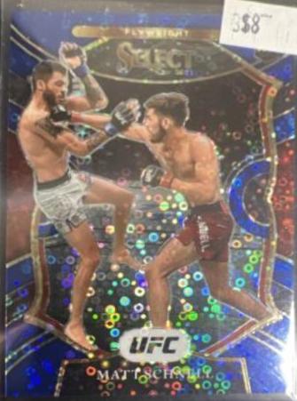 Matt Schnell 2021 Panini Select UFC Concourse #85 Blue Disco
