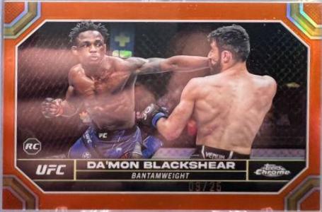 Da'Mon Blackshear 2024 Topps Chrome UFC Base #21 Orange Refractor