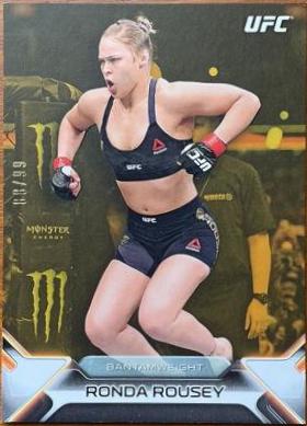 Ronda Rousey 2016 Topps UFC Knockout Base #92 Gold