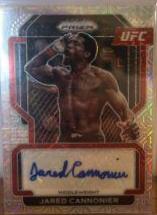 Jared Cannonier 2022 Panini Prizm UFC Signatures #46 Mojo