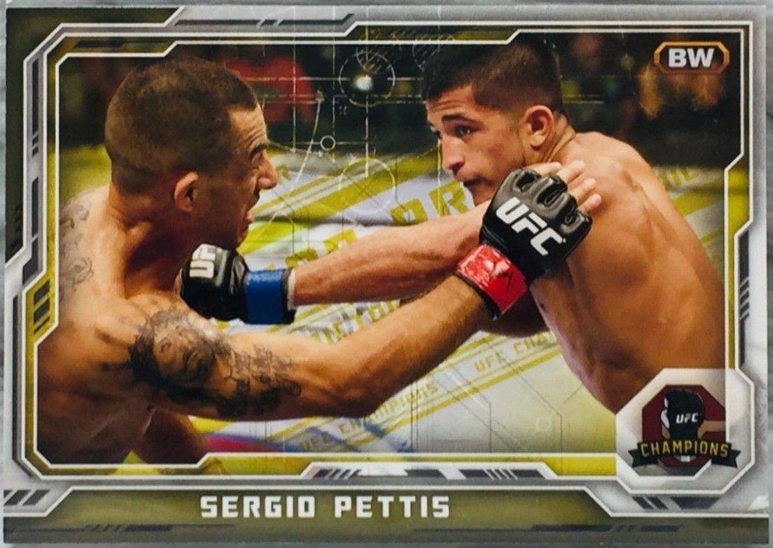Sergio Pettis 2014 Topps UFC Champions Base #172 Gold Champions Predictor