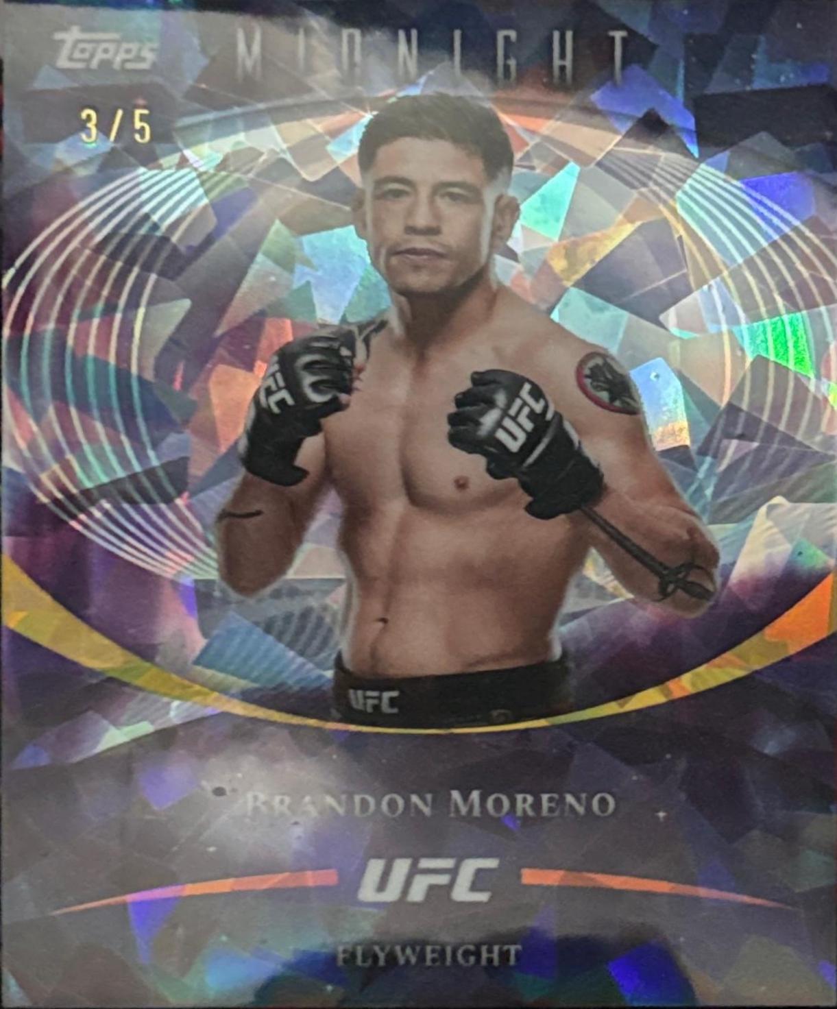 Brandon Moreno 2026 Topps Midnight UFC Base #72 Daybreak