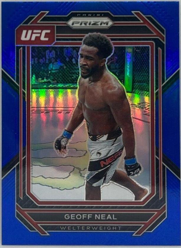 Geoff Neal 2023 Panini Prizm UFC Base #127 Blue