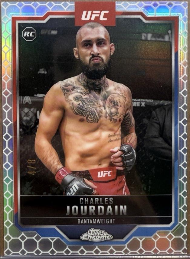 Charles Jourdain 2025 Topps Chrome UFC Base #67 OctaFractor
