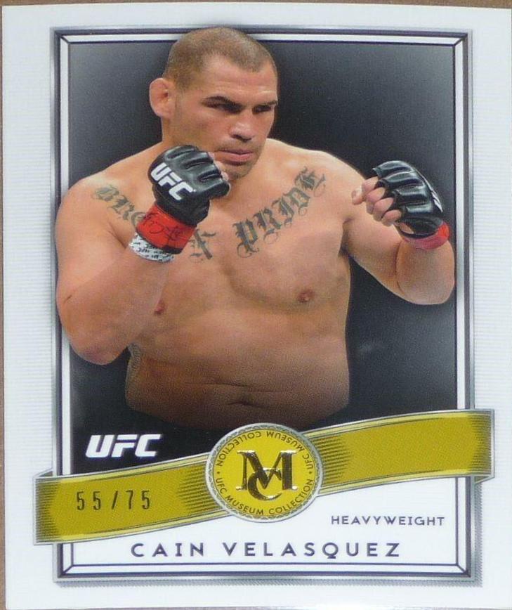 Cain Velasquez 2016 Topps UFC Museum Collection Base #26 Gold