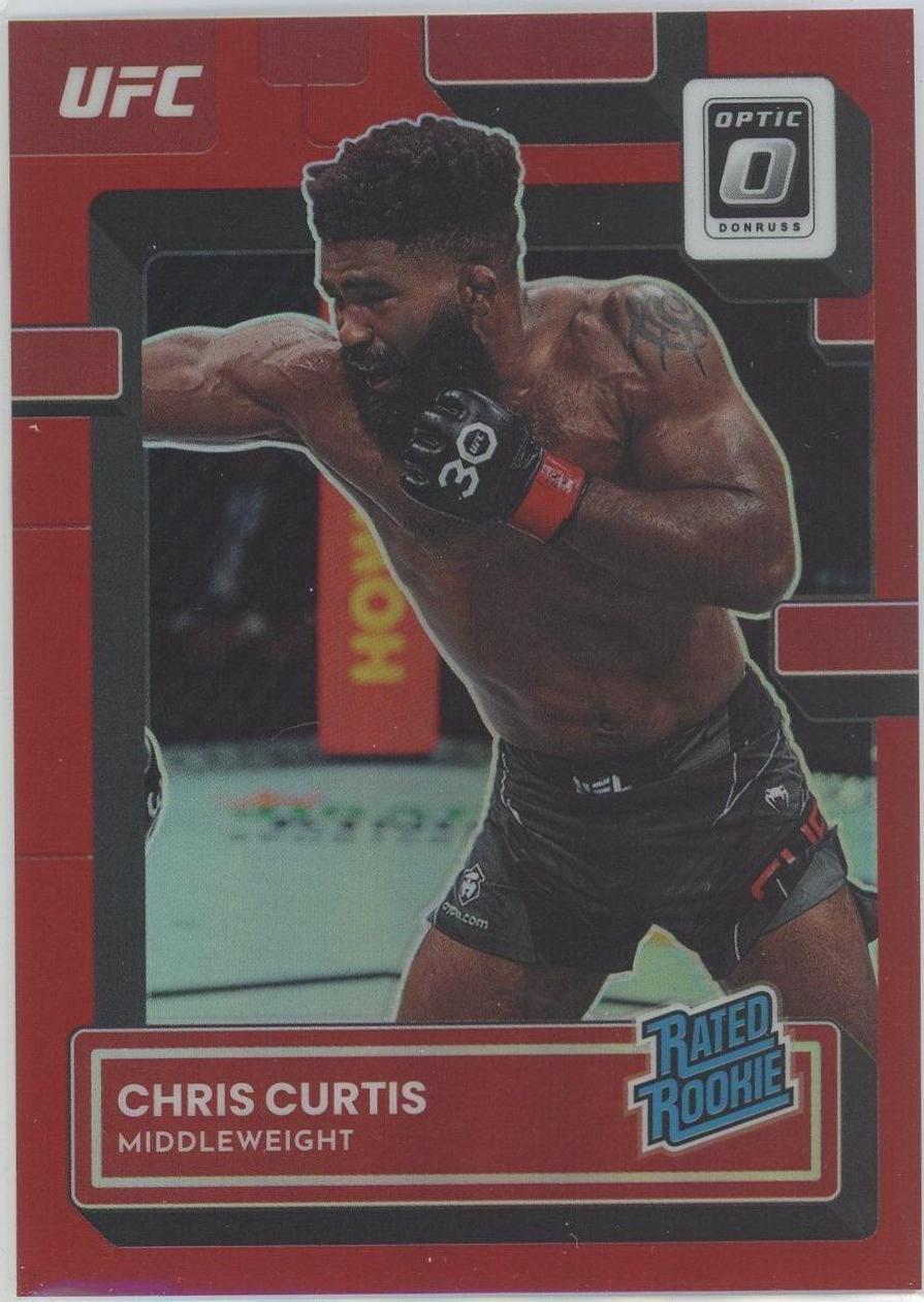 Chris Curtis 2023 Panini Donruss Optic UFC Base #122 Red